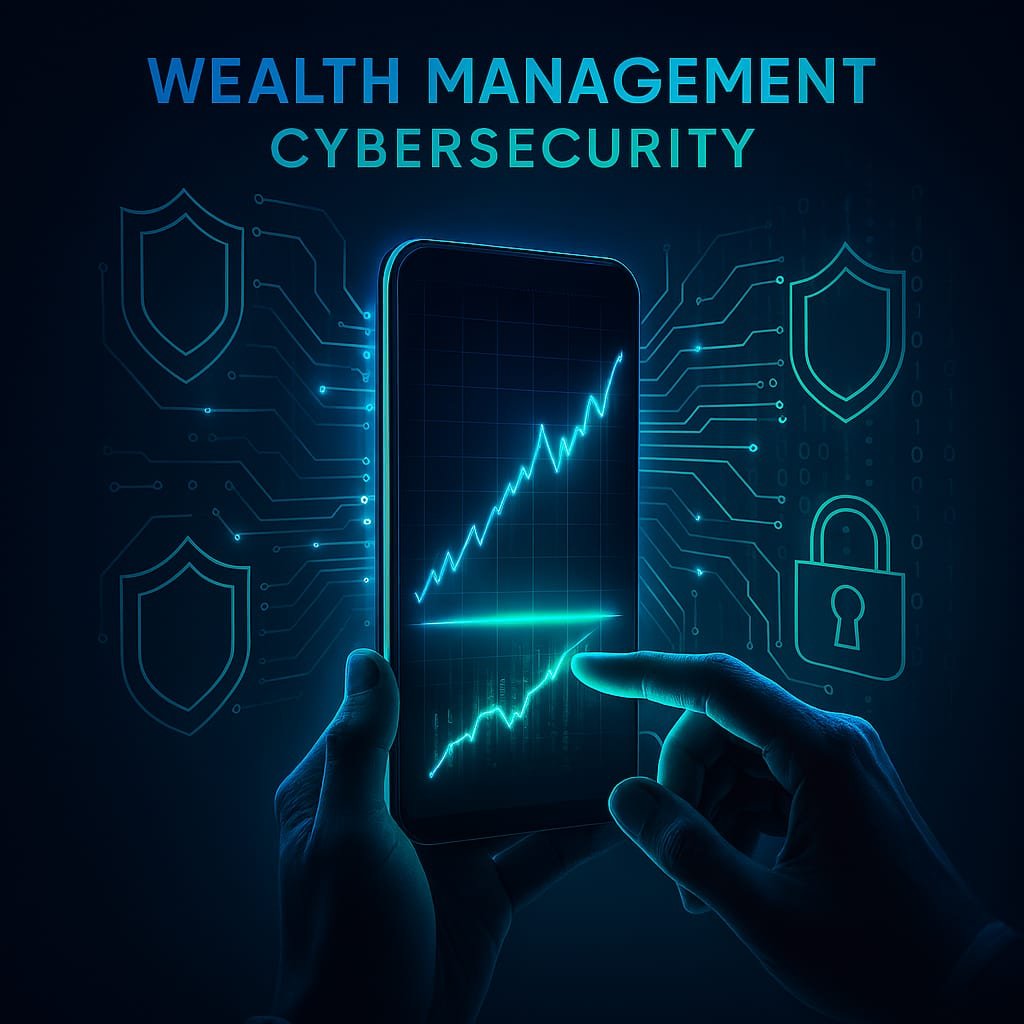 US Bank Wealth Management cybersecurity and real-time portfolio tracking on a mobile app.